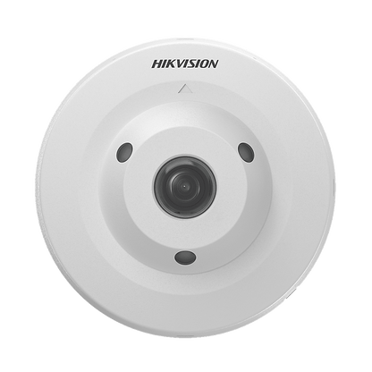 Cámara Fisheye TurboHD 3K / 2960x1665 / Lente 1.8 mm / 180° FOV / Audio y Micrófono / Luz Dual IR y Luz Blanca 10 metros  / Exterior IP67 / Antivandalismo IK08