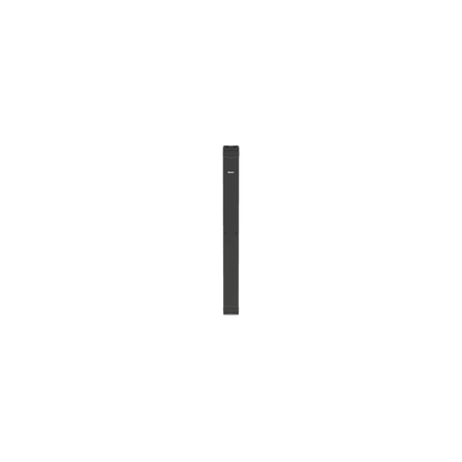Organizador Vertical PatchRunner™, Sencillo (Solo Frontal), Para Rack Abierto de 45 Unidades, 8 in de Ancho, Color Negro