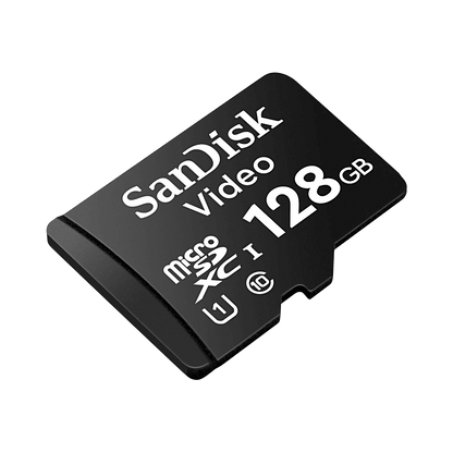 Memoria microSD SanDisk 128GB / Alta Resistencia / Videovigilancia / Clase 10