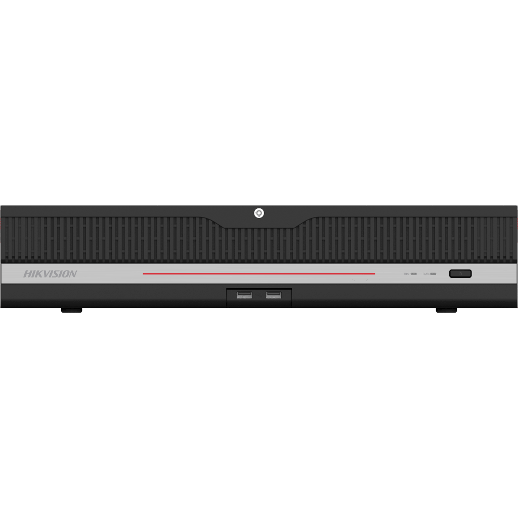 NVR 12 Megapixel (4K) / 32 Canales IP / 8 Bahías de Disco Duro / 2 Tarjetas de Red / Soporta RAID / HDMI en 4K / Soporta POS / Reconocimiento Facial / Bases de Datos / Hasta 100,000 Fotografías