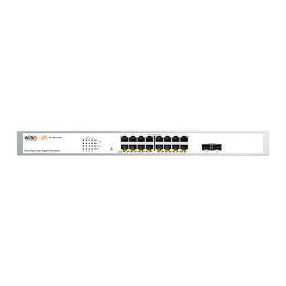 Switch Administrable PoE  / 16 puertos PoE af/at Gigabit /  2 x SFP Gigabit / Administración Cloud Gratuita / Presupuesto 240 W