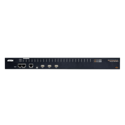 Servidor de Consola Serie 48 Puertos / Acceso Remoto Seguro In-Band y Out-of-Band / Dual Ethernet y Dual Power / Monitoreo Ambiental / FIPS 140-2