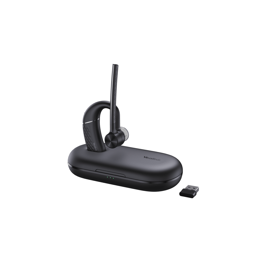 Diadema inalámbrica Yealink BH71 Pro USB-A/C con Cancelación de Ruido, Audio HD y Base de carga portátil