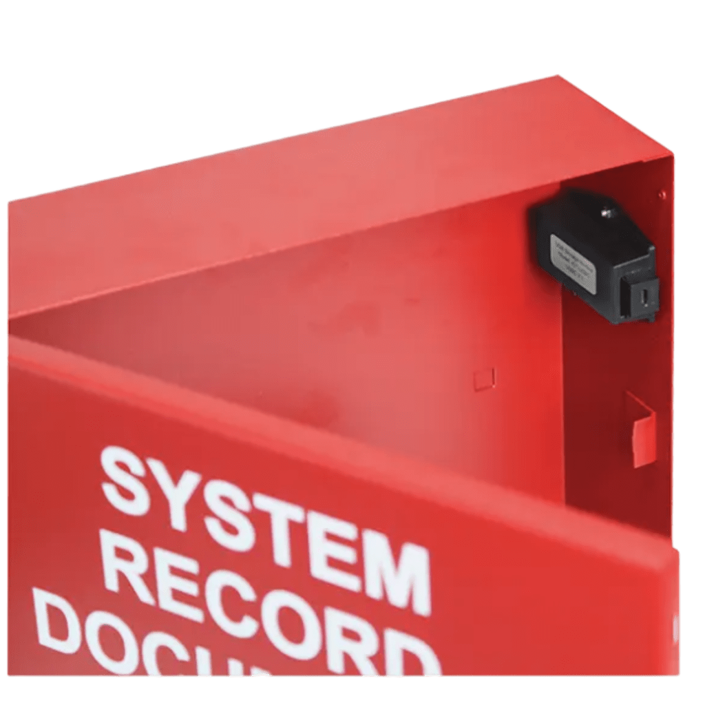 Caja Metálica Roja | Documentos De Registro Del Sistema | Con Unidad Flash USB-C | Cerradura De Botón | 12x12x4
