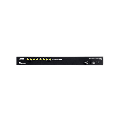 Switch KVM HDMI | 8 Puertos | 4K DCI 4096 x 2160 @ 60Hz | USB 2.0 Hub 2 Puertos | Cascada 3 Niveles hasta 512 PCs | Multi-Display hasta 8 Monitores | Video DynaSync | HDCP 2.2 | OSD Multilingüe