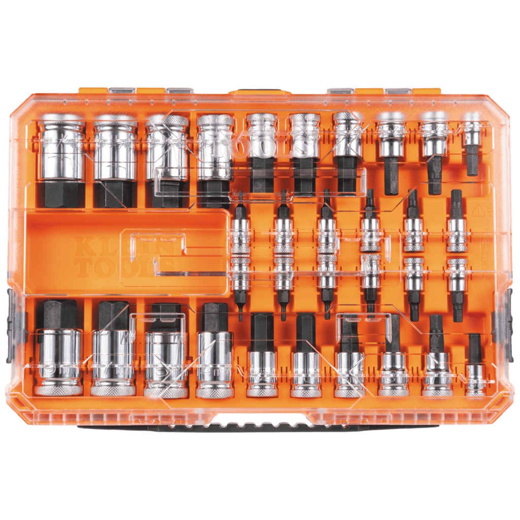Juego de Dados Moleteados / SAE-Métrico-Hex-Torx® / 13 Piezas por Set / Acabado Moleteado para Mejor Agarre / Marcado en Relieve / Incluye Llaves Cuadradas