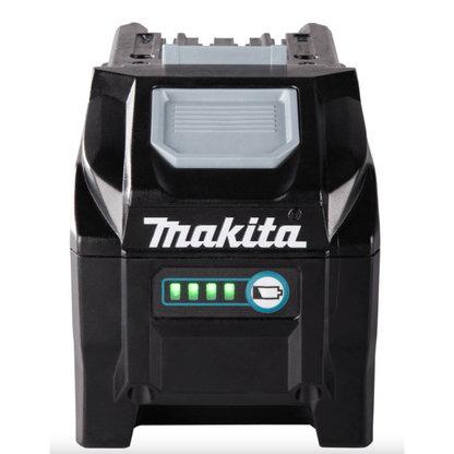 Batería LXT Litio-Ion de 40V 5.0 Ah, con indicador de nivel de carga.