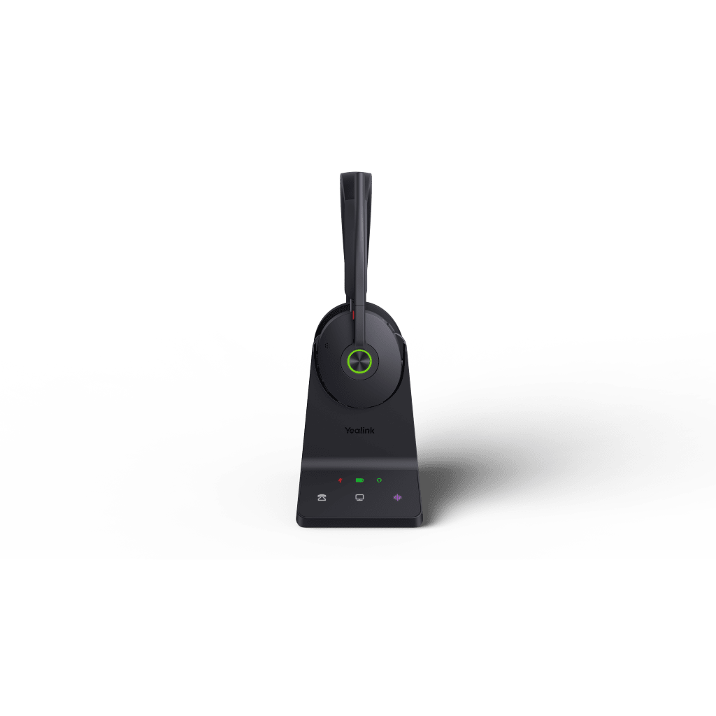 Diadema Inalámbrica WH68 de Yealink con ANC Híbrida y Conectividad Dual DECT Bluetooth