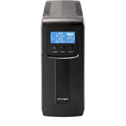 UPS de 850 VA/510 W, Topología Línea Interactiva, Entrada 120 Vca NEMA 5-15P, Tipo Mini Torre, Con 9 Tomas NEMA 5-15R