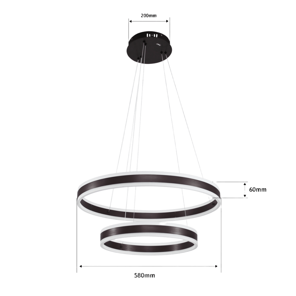 Lámpara de Techo LED / Chips LED Ahorra Energía 80% / 110W / Flujo Luminoso 8,800 lm / Montaje Sobreponer / Interior IP20 / Vida Útil 50,000 h