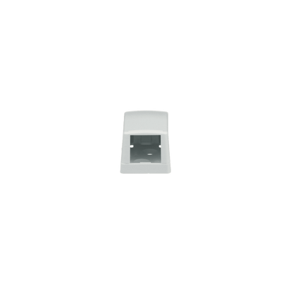 Caja de Montaje en Superficie, Para 1 Módulo Mini-Com, Color Blanco