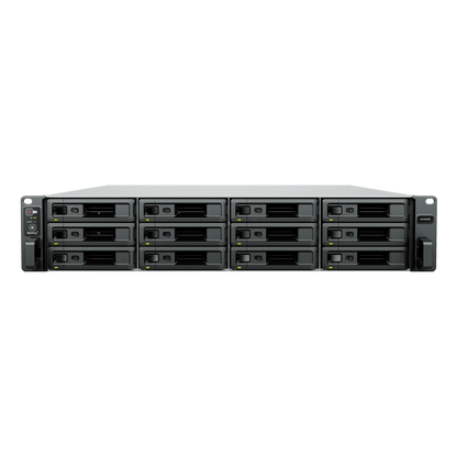 Servidor de Almacenamiento Synology SA3400D | Alta Escalabilidad | 12 Bahías SAS | Doble Controlador | Hasta 192 TB (576 TB Expandido) | 3,500/2,900 MB/s Lectura/Escritura | RAID F1, 0, 1, 5, 6, 10.