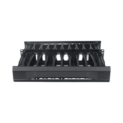 Organizador de Cables Horizontal CableTek, Doble (Frontal y Posterior), Para Rack de 19in, 2 UR