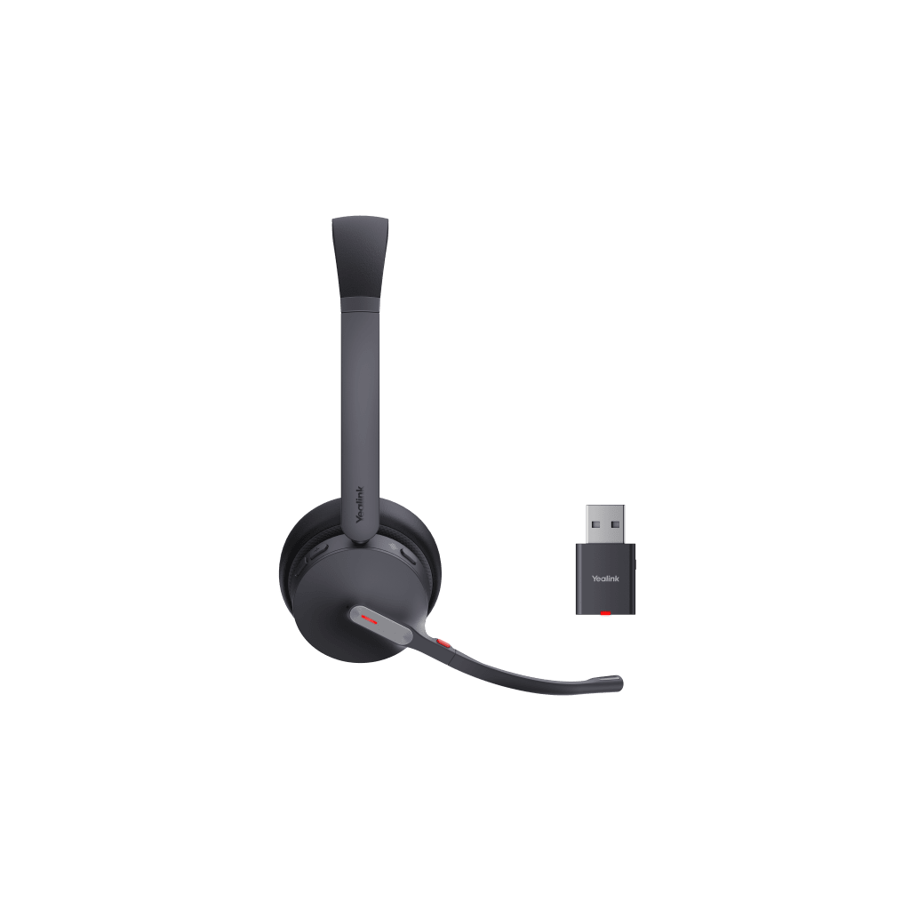Diadema Inalámbrica WH64 Hybrid Dual UC de Yealink con DECT-Bluetooth y Acoustic Shield 2.0