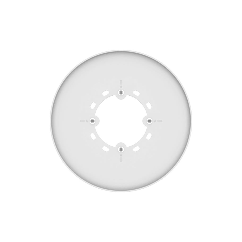 Cubierta de Montaje Policarbonato Blanco para camara PNM-C16013RVQ / Compatible con SBP-250WMW_SBP-400WMW / 4 Agujeros de Montaje 5 mm / Paquete 5 Piezas