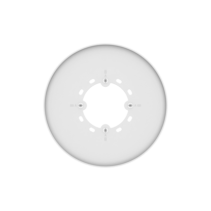 Cubierta de Montaje Policarbonato Blanco para camara PNM-C16013RVQ / Compatible con SBP-250WMW_SBP-400WMW / 4 Agujeros de Montaje 5 mm / Paquete 5 Piezas
