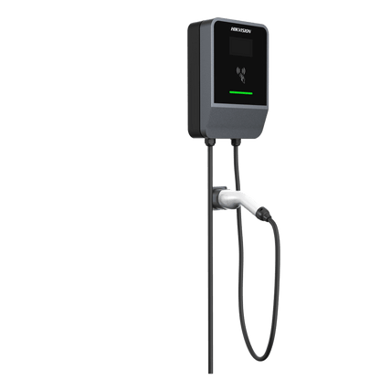 Estación de Carga AC para Vehículos Eléctricos / 7 kW / 32 A / IEC62196-Type2 / Cable 5 m (16.4 ft) / IP55-IK10 / Wi-Fi-Bluetooth / LCD 4.3'' / Múltiples Protecciones