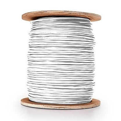 Carrete de 305 Metros (1000 Pies) / Cable de Cobre / 10 x 18 AWG / Plenum / Color Blanco / Blindado / Para Aplicaciones de Alarmas de Intrusión / Control de Acceso / Automatización / Interfonos y Tv Porteros