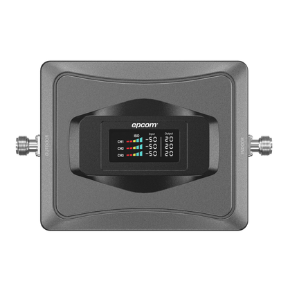 Kit Amplificador de Señal Celular 4G / Mejora las llamadas convencionales y VoLTE / Soporta los datos de las tecnologías 2G, 3G y 4G de TELCEL, AT&T y MOVISTAR / Cubre hasta 600 m2.
