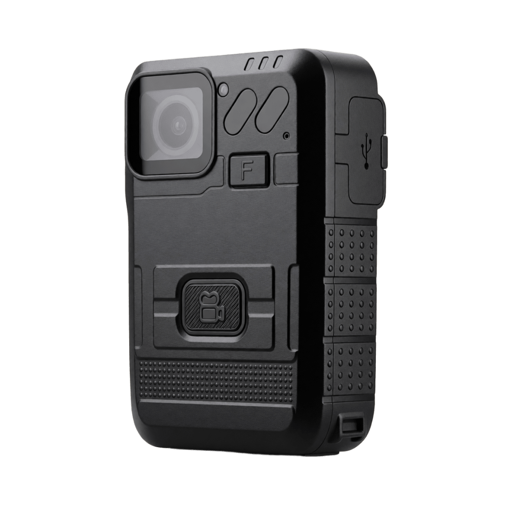 Body Camera para Seguridad, Video Full HD, Descarga de Vídeo automática con estación, Pantalla TFT con indicador de batería y memoria.