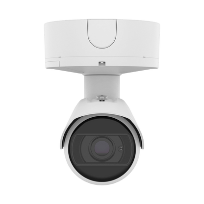 Cámara Bullet AI 8MP / Sensor 1/1.2" / Zoom Motorizado 2.25x 5.9-13.3 mm / WiseIR 60 m (196.85 ft) / Análisis Inteligente IA / IP66/IP67 / Wisenet 9 / Dual NPU / 4GB RAM