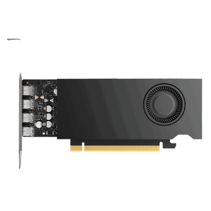 Tarjeta Gráfica Profesional NVIDIA RTX 2000 Ada Generation / 16 GB GDDR6 ECC / 2.816 CUDA Cores / 22 RT Cores / 88 Tensor Cores / PCIe 4.0 x8 / 70W TDP / 4x Mini DisplayPort 1.4a / AV1 Encode-Decode
