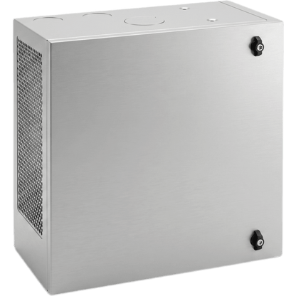 Gabinete de Pared L-Box 6U / Acero 1.9 mm / 914 x 610 x 313 mm (36x24x12 in) / Puerta L 120° / RAL 7035 / Rack 19"