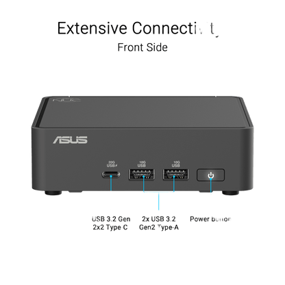 Mini PC NUC Barebone / Core i5 -210H / WiFi 7 y 2.5 GbE / Bluetooth / incluye Memoria RAM, SSD y S.O. /  Incluye Fuente