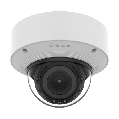 Cámara Domo 4K con IA, Antivandalica / Lente Motorizado de 4.4 a 9.3mm / P-Iris, WDR 120dB / Ranura SD / Conteo de personas y Vehiculos