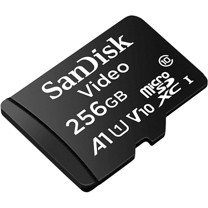 Memoria microSD SanDisk 256GB / Alta Resistencia / Videovigilancia / Clase 10