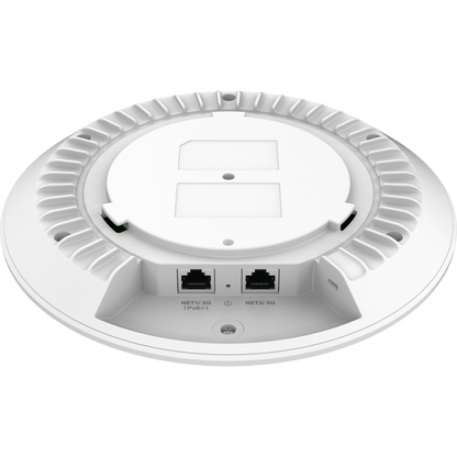Punto de Acceso Wi-Fi 7 / Triple Banda BE11000 / MU-MIMO 2x2:2 / 384 Clientes Simultáneos / 2 Puertos 5G Ethernet con PoE+ / Cobertura Hasta 175 mts / BLE 5.3 / Gestión Integrada y en la Nube