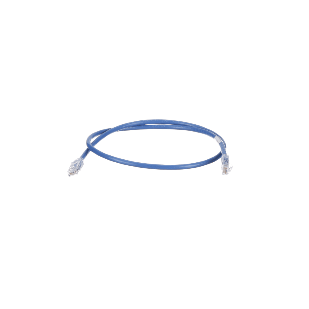 Cable de Parcheo TX6, UTP Cat6, 24 AWG, CM, Color Azul, 7.01 Metros (23 Pies)