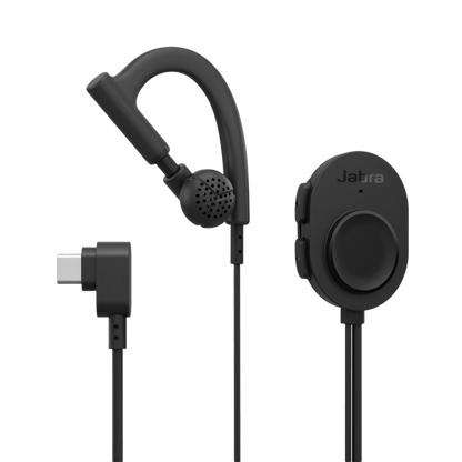 Auricular Push-to-Talk USB-C / Compatibilidad PTT Microsoft Teams Zello Zebra / IP67 / Micrófono Uni-Directional / 1.16 m Cable (3.8 ft) / Certificado FCC CE RoHS
