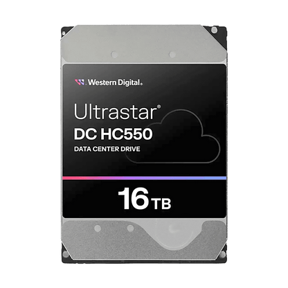 Disco Duro Data Center / 16TB / 7200 RPM / SATA 6 Gb/s / SAS 12 Gb/s / CMR / Helium / HelioSeal / RVS / 2.5M-hour MTBF / 5 Años Garantía