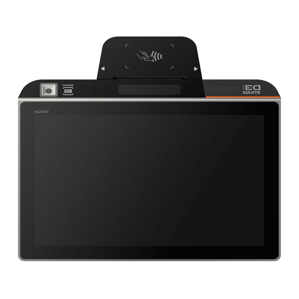 Terminal de Escritorio Inteligente SUNMI D3 MINI / Procesador Qualcomm Hexa-Core 2.4 GHz / 3 GB RAM + 32 GB ROM / Pantalla Principal 10.1" IPS / Impresora Térmica Integrada 58 mm / Android 13 / Bluetooth 5.0 / Wi-Fi Dual Band / Batería