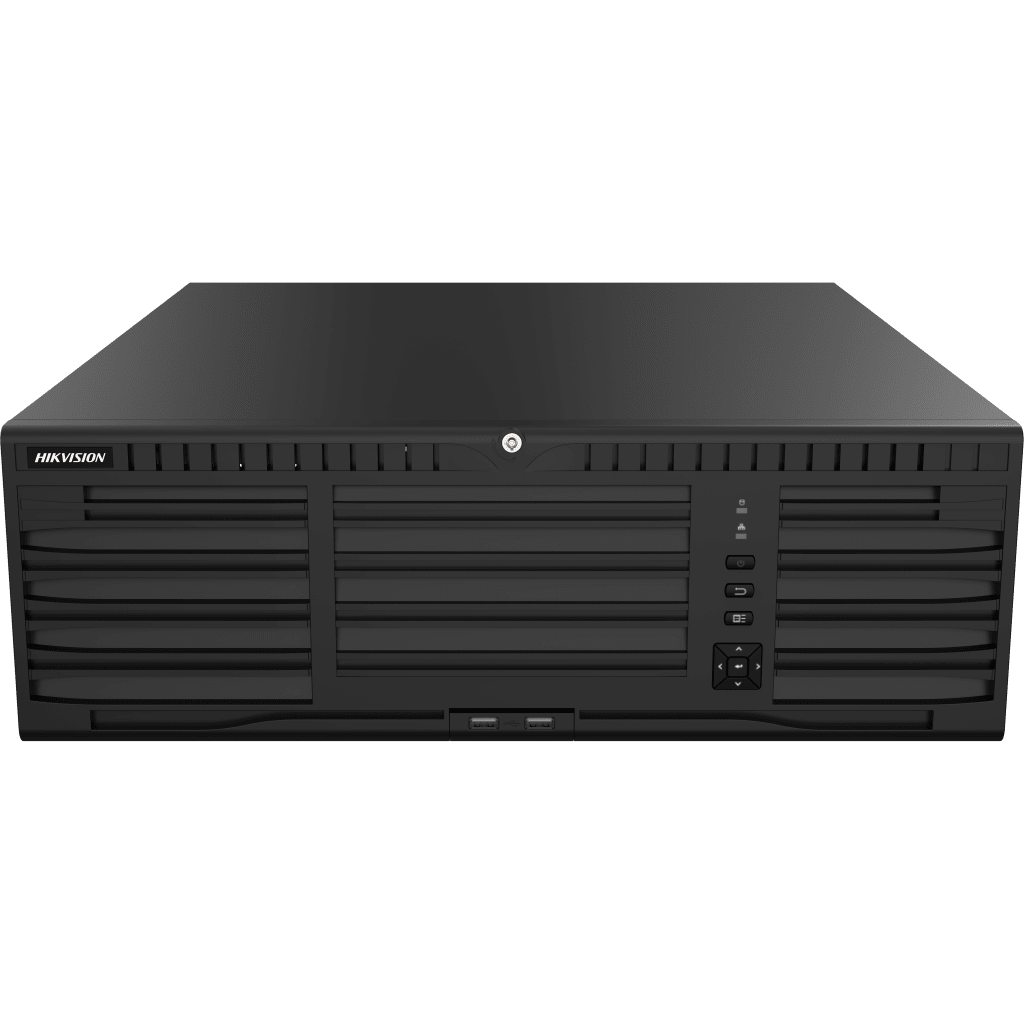 [AcuSeek] NVR 32 Megapixel (4K) / 64 Canales IP / AcuSense / ANPR / Conteo de Personas / Heat Map / 16 Bahías de Disco Duro / 2 Tarjetas de Red / Soporta RAID con Hot Swap / 2 HDMI en 8K / Soporta POS / Alarmas I/O / ACU