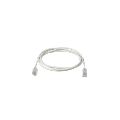 Cable de Parcheo TX6, UTP Cat6, Diámetro Reducido (28AWG), Color Blanco Mate, 4.57 Metros (15 Pies)