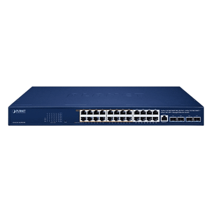 Switch Gestionado PoE++ 802.3bt / 16 Puertos Gigabit PoE++ 95W + 8 Puertos Gigabit + 4 Puertos 10G SFP+ / Presupuesto PoE 420W / IPv6/IPv4 / L2/L4 / ERPS / CloudNMS / Rack 440 mm (17.3 in)