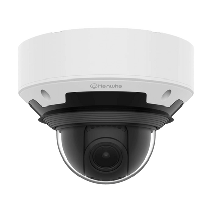Cámara Domo Exterior Antivandálica AI 4MP / Sensor 1/1.8" CMOS / Zoom Varifocal Motorizado 2.0x (4.6-9.35mm) / WiseIR 30 mts / Inteligencia Artificial Avanzada / Detección Persona-Vehiculo-Matrícula / IP67-IP66-IP6K9K-IK11