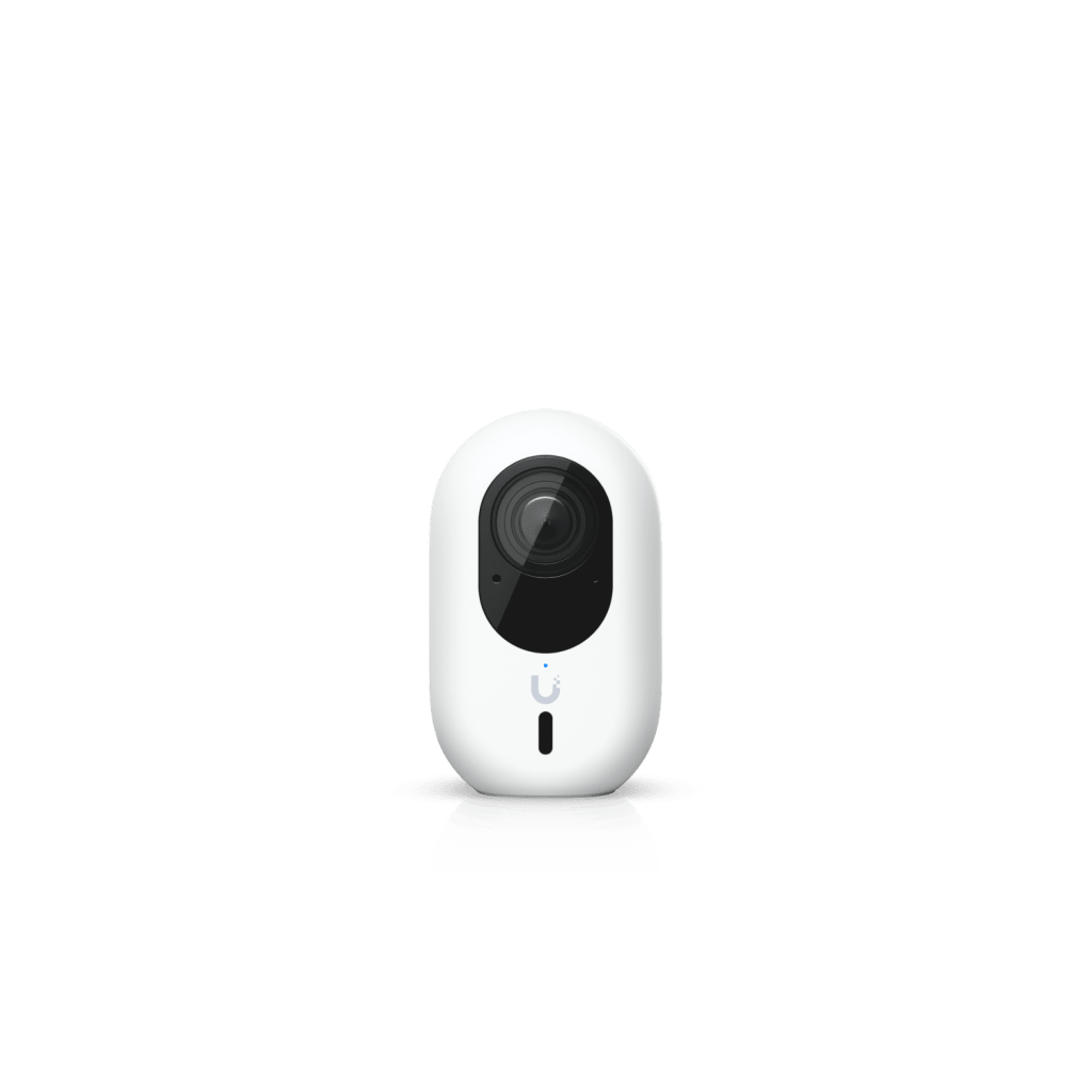 Cámara UniFi Protect G6 Instant con WiFi, 4K, Sensor de Imagen 8MP 1/1.8", Multi-TOPS AI, Audio Bidireccional, Visión Nocturna IR, Protección IPX5, Reconocimiento Facial y de Matrícula