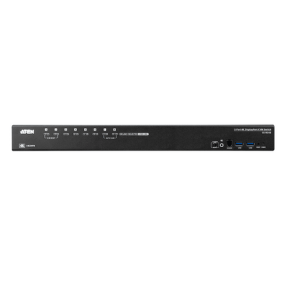 Conmutador KVM USB 3.0 4K | DisplayPort de 8 puertos