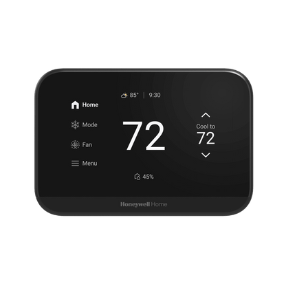 Termostato Inteligente ElitePRO S900 / Pantalla Táctil 4.3 pulgadas / WiFi + Bluetooth + Matter / Control 3H/2C Bomba Calor o 2H/2C Convencional / Sensor Humedad / Diseño Elegante Blanco o Negro / ENERGY STAR