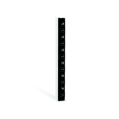 Altavoz Modular de Arreglo en Columna Panaray | 12 Drivers de 2.25" | Exterior IPX5 | Gabinete de Aluminio Extruido | Color Blanco