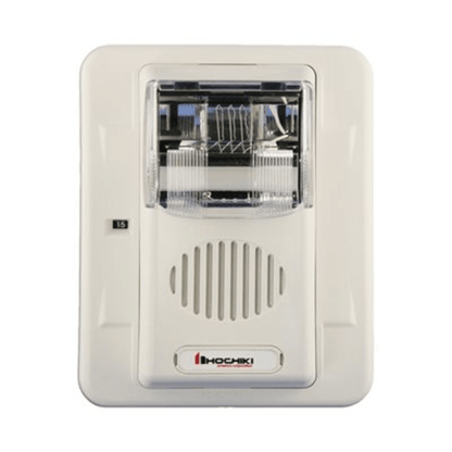 Sirena Estrobo, 24 Vcd, Multi-Candela 15 hasta 110 cd, Montaje En Pared, Color Blanco, Serie HEC3 (0500-06030)