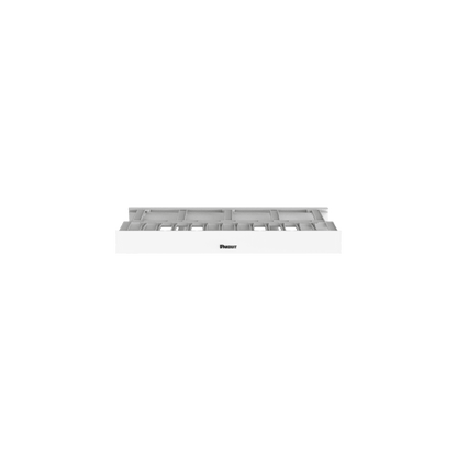 Organizador de Cables Horizontal NetManager de Alta Densidad, Doble (Frontal y Posterior), Para Rack de 19in, 1UR, Color Blanco
