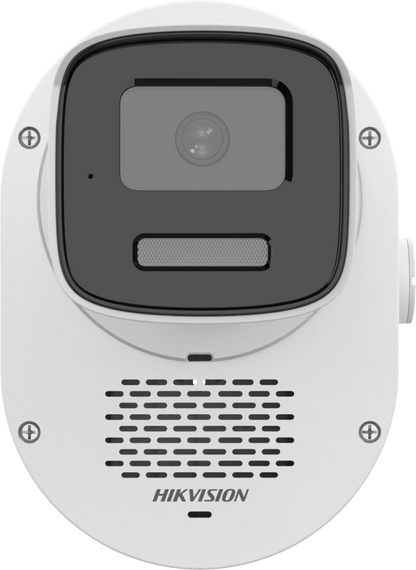 [SoundMax + ColorVu 3.0 + MD 3.0] Bala IP 4 Megapixel / Lente 4 mm / 50 mts IR + 50 mts Luz Blanca / Micrófono Integrado / ACUSENSE Lite / Exterior IP67 / WDR 120 dB / PoE / Micro SD