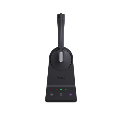 Diadema Inalámbrica Yealink WH64 DECT y Bluetooth con Capacidad de Hasta 32 Horas de Conversación