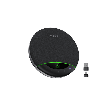 Altavoz de Conferencia SP96 de Yealink con Micrófonos 360° y Cancelación de Ruido Inteligente