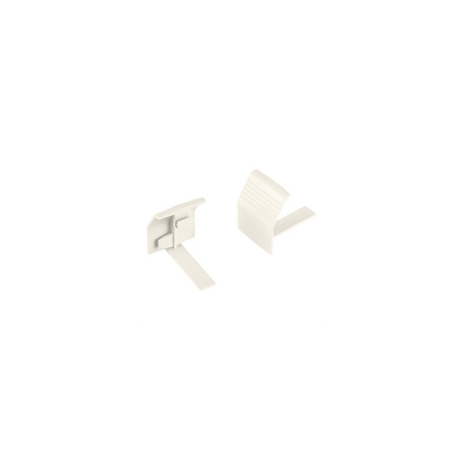 Unión recta de base, para uso con canaleta T70, Material PVC Rígido, Color Blanco
