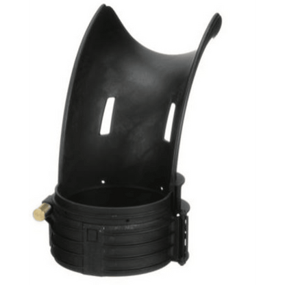 Conducto tipo cascada Tak-Ty™, 4 in, negro
